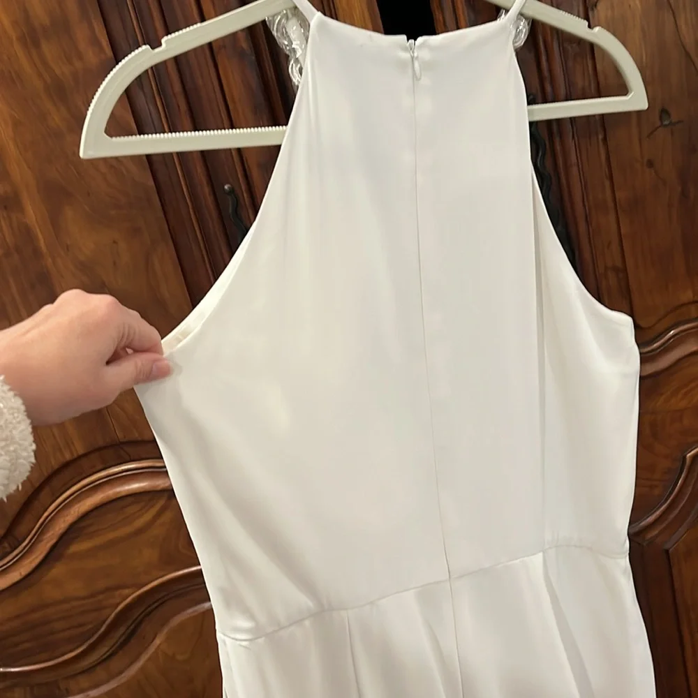 Ralph Lauren Ivory embellished strap jumpsuit NWT - Picture 7 of 15